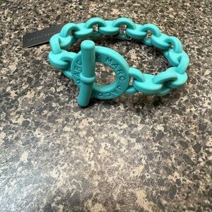 Marc Jacobs Turquoise Chain Bracelet